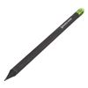 Lápiz de mina negra BRAUBERG, 1 ud., "Black Wood", HB, ébano, con goma elástica variada, cuerpo negro, afilado