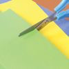 PYTHAGORAS scissors, 145 mm, asymmetrical handles, carton packing with hanger, assorted