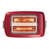 TOAST BOSCH TAT3A014, 900 W, 2 toast, defrosting, heating, bun grille, plastic, red