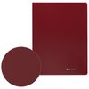 Mappe mit Kunststoffbinder BRAUBERG "Office", rot, bis 100 Blatt, 0,5 mm
