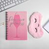 ArtFox / Günlük A5 + uyku maskesini ayarla "Prosecco prensesi"