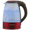 KETTLE SCARLETT SC-EK27G62, 1.7 litres, 2200 w, closed heating element, glass, red