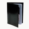 BEFLER / Classic driver's wallet, genuine leather, embossed, 6 plastic pockets, black