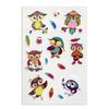 Marshmallow-Sticker "Weise Eulen", wiederverwendbar, 10x15 cm, UNLAND