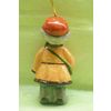 Ярославская майолика / Christmas tree toy "Kostik with a bag"