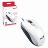 GENIUS / Wired mouse DX-110, USB, 2 buttons + 1 wheel-button, optical, white