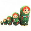 Хохлома Оптом / Matryoshka "Green strawberry" 5 dolls