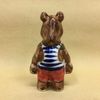 Porcelain figurine "Bear in vest"