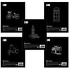 BRAUBERG / Notebook А5, 48 sh., Cage, cardboard cover, ACCENT / 10 pcs.