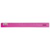 Ruler plastic 30 cm, PYTHAGORAS, transparent, neon, assorted