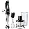 BRAUN / Hand blender MQ735, power 750 W, 10 speeds, 2 attachments, chopper 0.5 l, black