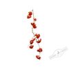 Holiday Classics / Garland "Red Primula", 140 cm, 6 pieces