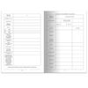 Child's medical card (Form 026/u-2000), 16 sheets, A4 (198x278 mm), BRAUBERG, offset, red