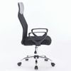 Armchair BRABIX "Tender MG-330", with armrests, chrome, black