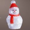Kaemingk / Hình người tuyết phát sáng Noel - Snowy Friends 25 cm, 20 đèn LED, hoạt động bằng pin, IP20