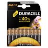 DURACELL / Batteries Basic, AAA (LR03, 24A) alkaline little fingers, SET 18 pcs. in blister