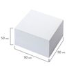 ОФИСМАГ / Block for records, not glued, cube 9x9x5 cm, white, whiteness 95-98%