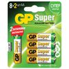 GP / Batteries Super AA (LR06,15A) alkaline finger 15A8 / 2-CR10, KIT 10 pcs. (promo 8 + 2) in blister
