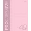 HATBER / Notebook А5 48 p. bracket, cage, plastic cover, PROGRESSIVE Pink / 10 pcs.