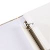 BRAUBERG wedding photo album, 20 magnetic sheets 30х32 cm, textured leather, white gold