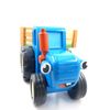 Bug / Wooden toy "Blue tractor with a trailer"