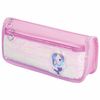 Pencil case-cosmetic bag INLANDIA, 2 branches, soft, sequined, mermaid, pink, 21х6х9 cm