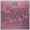 SCARLETT / Floor scales SC-217, electronic, weight up to 180 kg, square, glass, pink