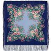 Павловопосадский платок  / Evening Garden shawl with silk fringe