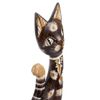 Decor and Gift / Wooden figurine "Cat" 30 cm