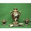 Дельта-Х / Samovar in porcellana elettrico modello 7 con paia di tè, d'autore
