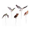 Conjunto de estatuetas em arame 'Bird company', até 3 cm (5 peças), LEMAX