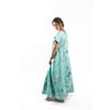 Kudelka / Dress felted "Blue Lagoon" woolen