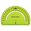 Set the drawing medium flexible BRAUBERG "FLEX" (ruler 20 cm, a triangle, a protractor), assorted