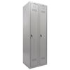 Metal cabinet for clothes BRABIX "LK 21-60", REINFORCED, 2 sections, 1830х600х500 mm, 32 kg