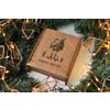 Ленивые Бобры / Lazy Beavers / Set of mirrored Christmas tree decorations "Fairy Tale inside" in a gift box