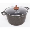 Casserole 8L with glass lid "Granit ultra" (Original) Kukmara