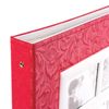 BRAUBERG düğün fotoğraf albümü, 20 manyetik yaprak 30x32 cm, dokulu deri, mercan