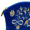 Торжокские золотошвеи / Velvet cosmetic bag "Bouquet"
