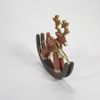 Toy Christmas tree "Deer on rocking" 360-5