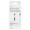 RED LINE / Headphones with microphone (headset) BHS-01, Bluetooth, wireless, black