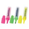 A set of highlighters BRAUBERG 3 PCs., ASSORTED, "FLUO", line 1-5 mm