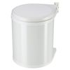 Waste bin Hailo Compact-Box M, 15l., Steel, white