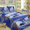 ВладЛен / VladLen / Children's poplin bedding "Snowboard"