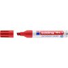 EDDING / Marcador edding / permanente, recarregável, bico chanfrado, 1-5 mm Vermelho