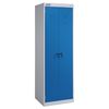 Metal cabinet for clothes ShRK-22-600, two-section, 1850x600x500 mm, 30 kg, collapsible