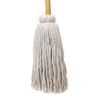 ЛЮБАША / Wooden rope mop, cotton, 120 cm, pile 35 cm