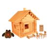 Пелси / Constructor "Hut teremok with doll and furniture", 95 elements