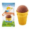 ANTOSHKA ICE CREAM Sô cô la với thủy tinh waffle bột cacao tự nhiên.