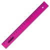 Line plastic, 20 cm, PYTHAGORAS, opaque, neon, assorted