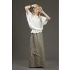 Снежинка / Snowflake / Women's blouse "Springs" with one-piece sleeves